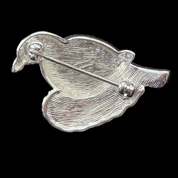 Monet Jelly Belly Bird On A Nest Brooch - Picture 3 of 5